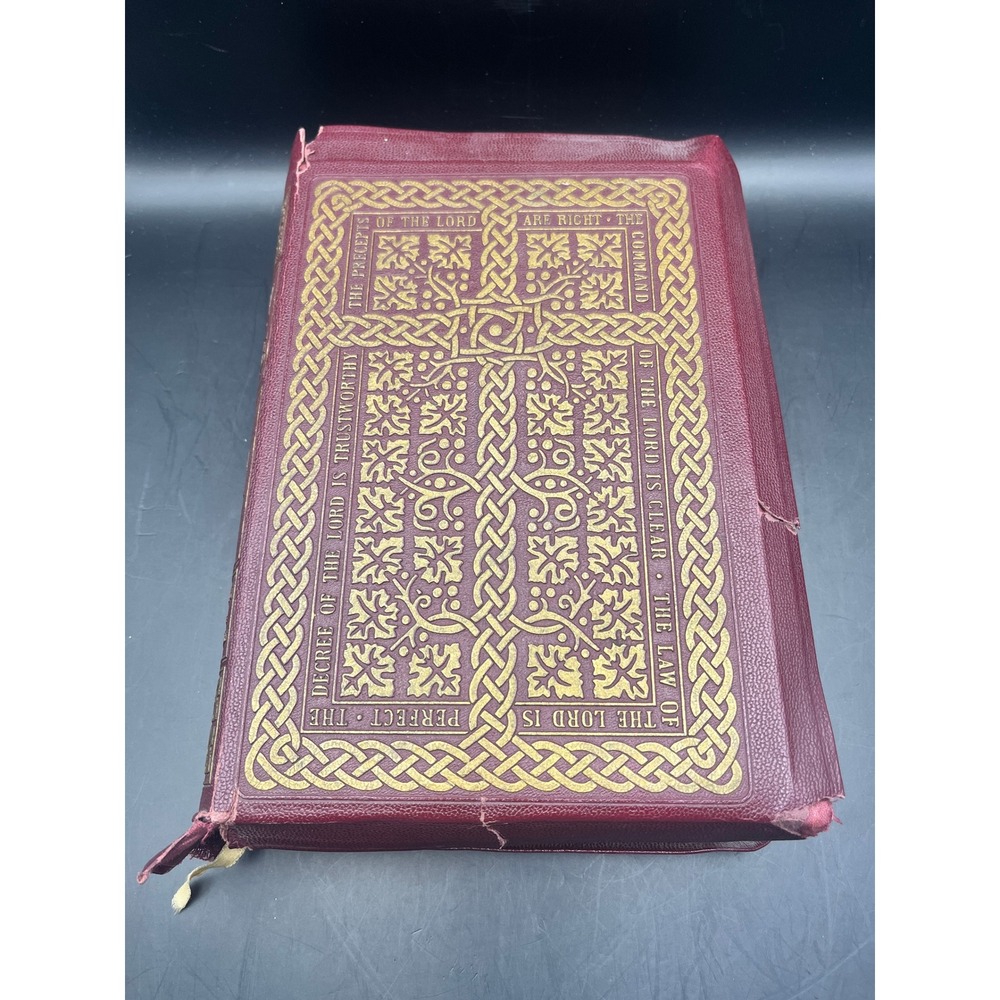 Holy Bible Holy Trinity Edition Catholic Press Vintage Religious 1951 Vinyl